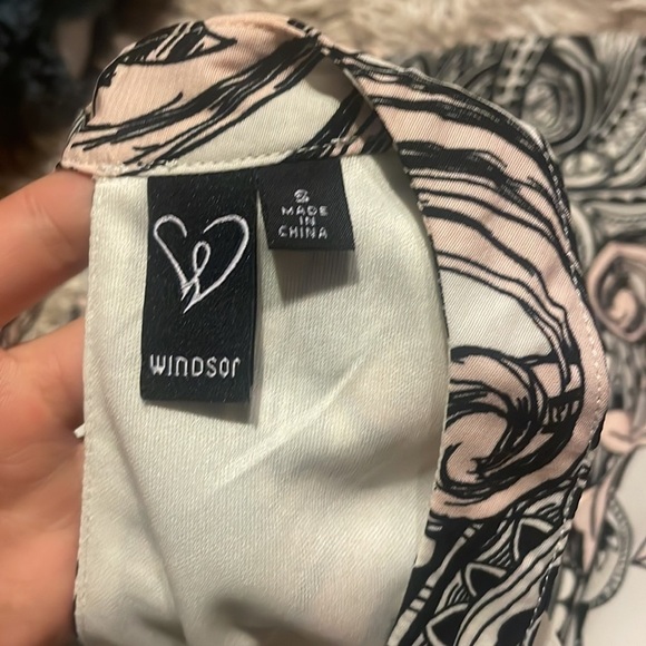 𝅺WINDSOR Black & Cream‎ Dress - Picture 6 of 9